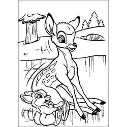 Coloring page: Bambi (Animation Movies) #128739 - Free Printable Coloring Pages