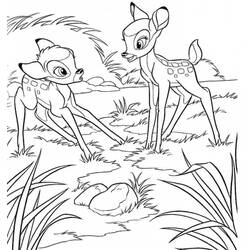 Coloring page: Bambi (Animation Movies) #128740 - Free Printable Coloring Pages