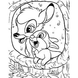 Coloring page: Bambi (Animation Movies) #128741 - Free Printable Coloring Pages