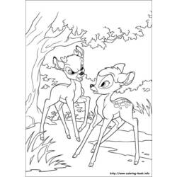 Coloring page: Bambi (Animation Movies) #128743 - Free Printable Coloring Pages