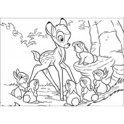 Coloring page: Bambi (Animation Movies) #128744 - Free Printable Coloring Pages