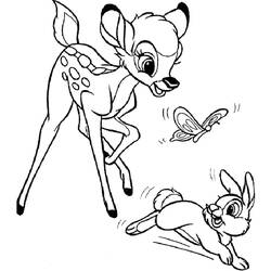 Coloring page: Bambi (Animation Movies) #128745 - Free Printable Coloring Pages