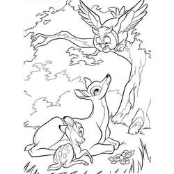 Coloring page: Bambi (Animation Movies) #128750 - Free Printable Coloring Pages