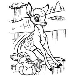 Coloring page: Bambi (Animation Movies) #128758 - Free Printable Coloring Pages