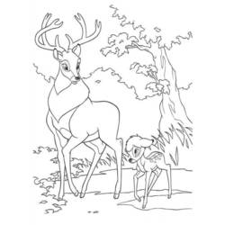 Coloring page: Bambi (Animation Movies) #128767 - Free Printable Coloring Pages