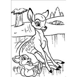 Coloring page: Bambi (Animation Movies) #128773 - Printable coloring pages