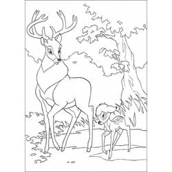 Coloring page: Bambi (Animation Movies) #128777 - Free Printable Coloring Pages