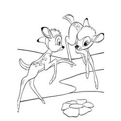 Coloring page: Bambi (Animation Movies) #128806 - Free Printable Coloring Pages