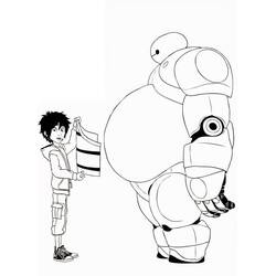 Coloring page: Big Hero 6 (Animation Movies) #206697 - Free Printable Coloring Pages
