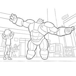 Coloring page: Big Hero 6 (Animation Movies) #206704 - Free Printable Coloring Pages