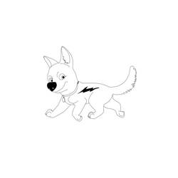 Coloring page: Bolt (Animation Movies) #131739 - Printable coloring pages