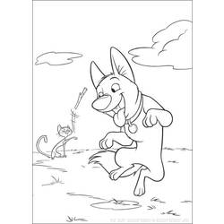 Coloring page: Bolt (Animation Movies) #131744 - Printable coloring pages