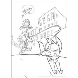 Coloring page: Bolt (Animation Movies) #131754 - Printable coloring pages