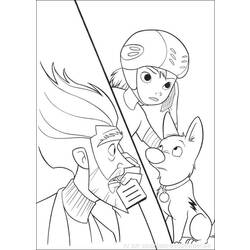 Coloring page: Bolt (Animation Movies) #131765 - Printable coloring pages
