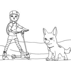 Coloring pages: Bolt - Printable Coloring Pages