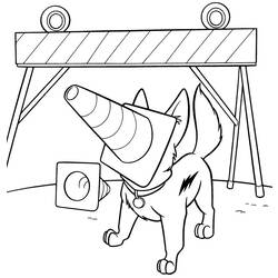 Coloring page: Bolt (Animation Movies) #131788 - Printable coloring pages