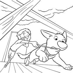 Coloring page: Bolt (Animation Movies) #131792 - Printable coloring pages