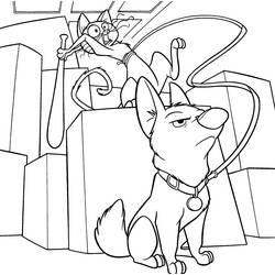 Coloring page: Bolt (Animation Movies) #131799 - Printable coloring pages