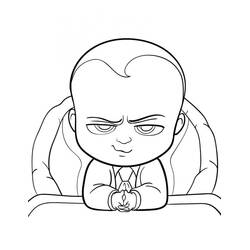 Coloring page: Boss Baby (Animation Movies) #198804 - Free Printable Coloring Pages