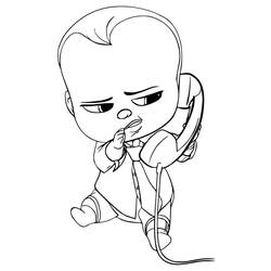 Coloring page: Boss Baby (Animation Movies) #198807 - Free Printable Coloring Pages