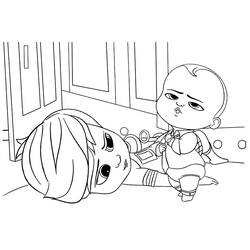 Coloring page: Boss Baby (Animation Movies) #198815 - Free Printable Coloring Pages