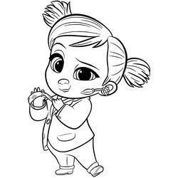 Coloring page: Boss Baby (Animation Movies) #198816 - Free Printable Coloring Pages
