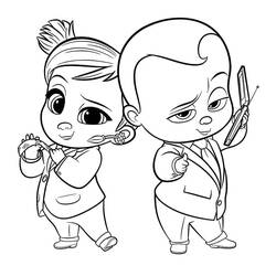 Coloring page: Boss Baby (Animation Movies) #198817 - Free Printable Coloring Pages
