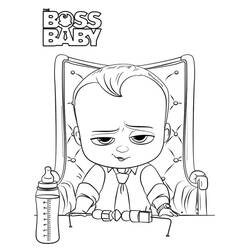 Coloring page: Boss Baby (Animation Movies) #198818 - Free Printable Coloring Pages