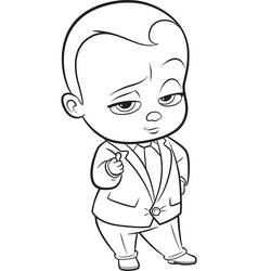 Coloring page: Boss Baby (Animation Movies) #198819 - Free Printable Coloring Pages