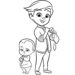 Coloring page: Boss Baby (Animation Movies) #198825 - Free Printable Coloring Pages