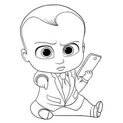 Coloring pages: Boss Baby - Free Printable Coloring Pages