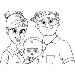 Coloring page: Boss Baby (Animation Movies) #198832 - Free Printable Coloring Pages