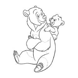 Coloring page: Brother Bear (Animation Movies) #210092 - Free Printable Coloring Pages