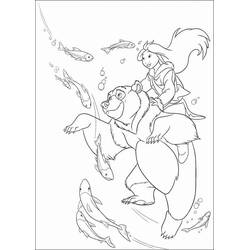 Coloring page: Brother Bear (Animation Movies) #210096 - Free Printable Coloring Pages