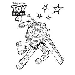 Buzz Lightyear (Animation Movies) coloring page #185068 to print and color