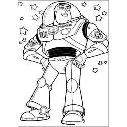 Buzz Lightyear (Animation Movies) coloring page #185075 to print and color