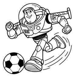 Buzz Lightyear (Animation Movies) coloring page #220274 to print and color