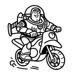 Buzz Lightyear (Animation Movies) coloring page #220280 to print and color