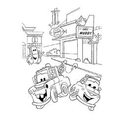 Coloring page: Cars (Animation Movies) #132546 - Free Printable Coloring Pages