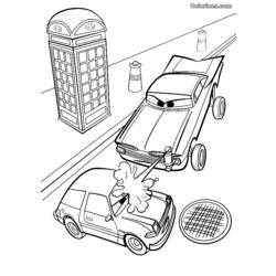 Coloring page: Cars (Animation Movies) #132601 - Free Printable Coloring Pages
