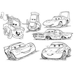 Coloring page: Cars (Animation Movies) #199891 - Free Printable Coloring Pages