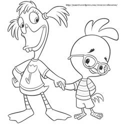 Coloring page: Chicken Little (Animation Movies) #72695 - Printable coloring pages