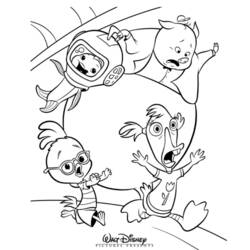 Coloring page: Chicken Little (Animation Movies) #72727 - Free Printable Coloring Pages