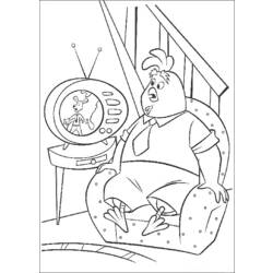 Coloring page: Chicken Little (Animation Movies) #72761 - Free Printable Coloring Pages