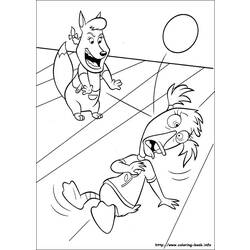 Coloring page: Chicken Little (Animation Movies) #72924 - Printable coloring pages