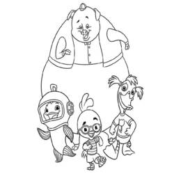 Coloring page: Chicken Little (Animation Movies) #72958 - Free Printable Coloring Pages