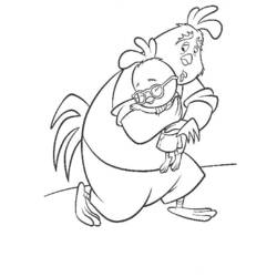 Coloring page: Chicken Little (Animation Movies) #73002 - Free Printable Coloring Pages