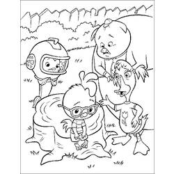 Coloring page: Chicken Little (Animation Movies) #73044 - Free Printable Coloring Pages