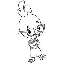 Coloring page: Chicken Little (Animation Movies) #73084 - Printable coloring pages