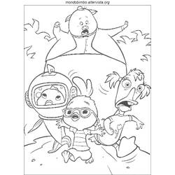 Coloring page: Chicken Little (Animation Movies) #73122 - Free Printable Coloring Pages